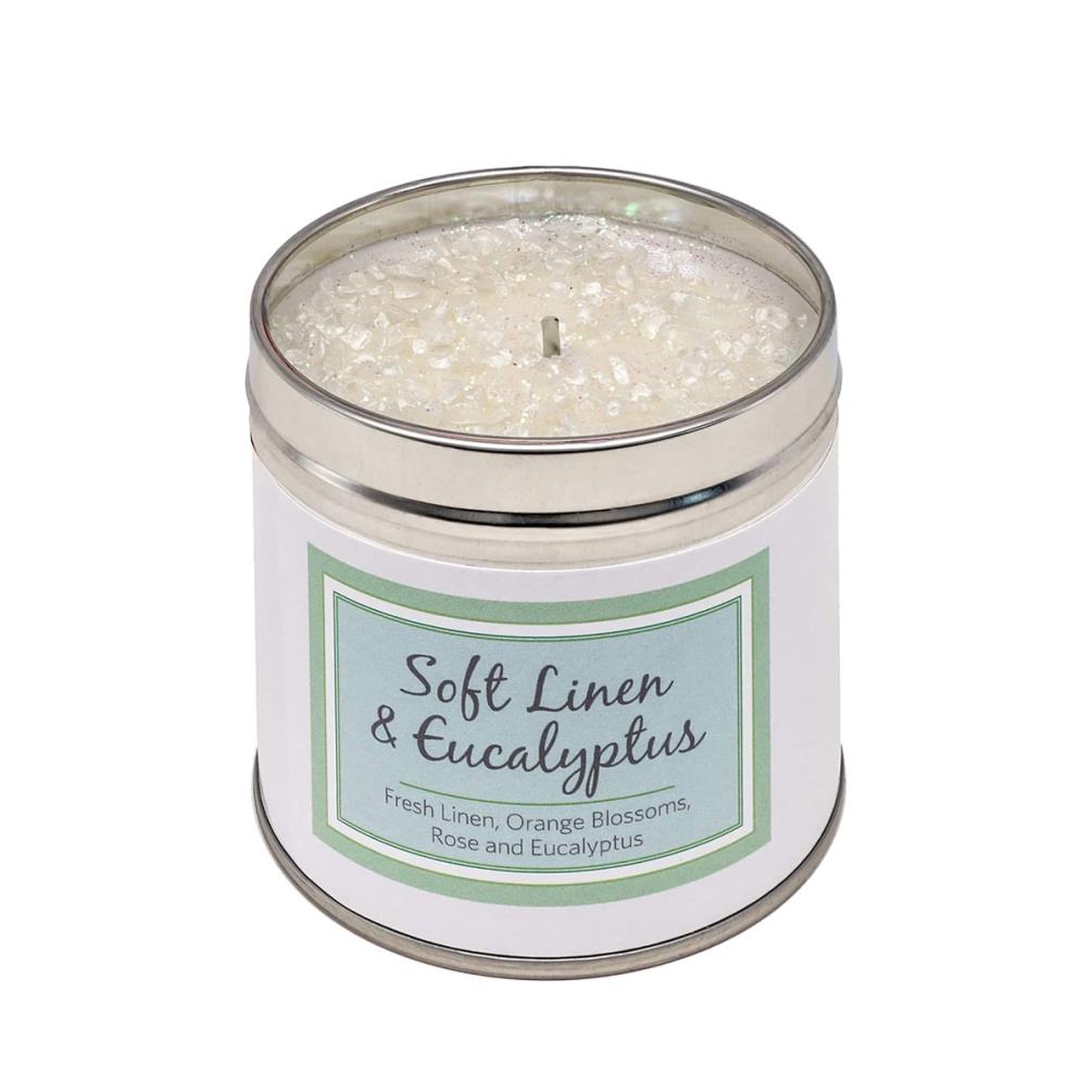 Best Kept Secrets Soft Linen & Eucalyptus Tin Candle £8.99
